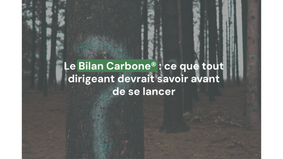 Le Bilan Carbone® : ce que tout dirigeant devrait savoir avant de se lancer en 2026