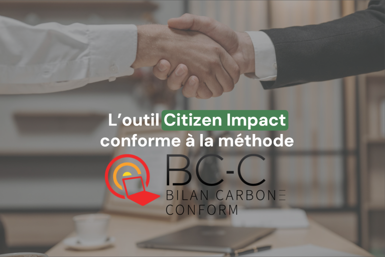 La plateforme Citizen Impact conforme à la méthode Bilan Carbone